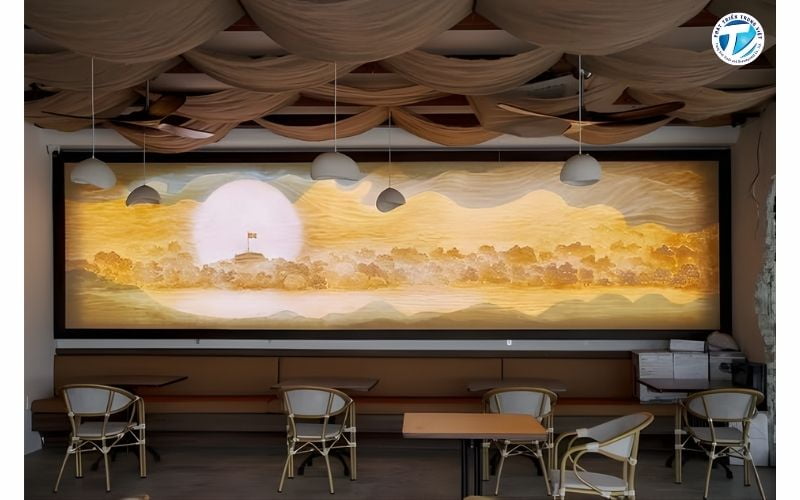 Tranh xuyên sáng trở thành xu hướng nội thất hiện đại